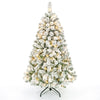 Pre-Lit Artificial Christmas Tree with 900/550/250/150 Warm White LED Lights-XS - Gallery View 1 of 2
