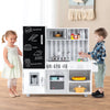 Pretend Play Kitchen for Kids with Real Sounds and Lights-Silver - Gallery View 1 of 10
