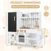 Pretend play kitchen for kids featuring a dishwasher, oven, and realistic sounds, perfect for imaginative cooking fun.