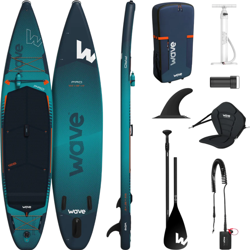 Wave Pro 2.0 Inflatable Paddle Board 12'6