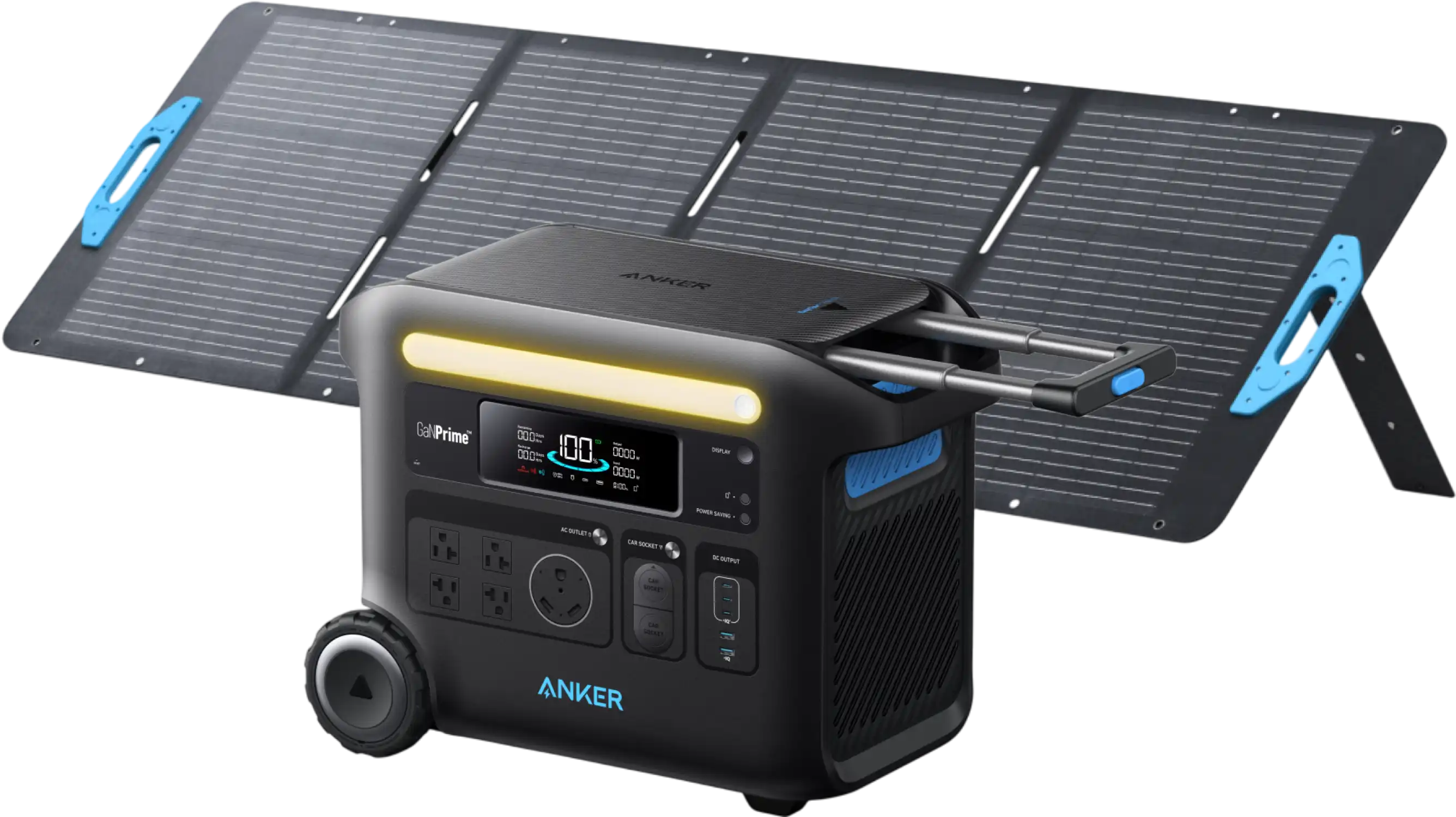 Anker SOLIX F2600 Power Station 2560Wh 2400W with 200W Solar Panel Manufacturer RFB