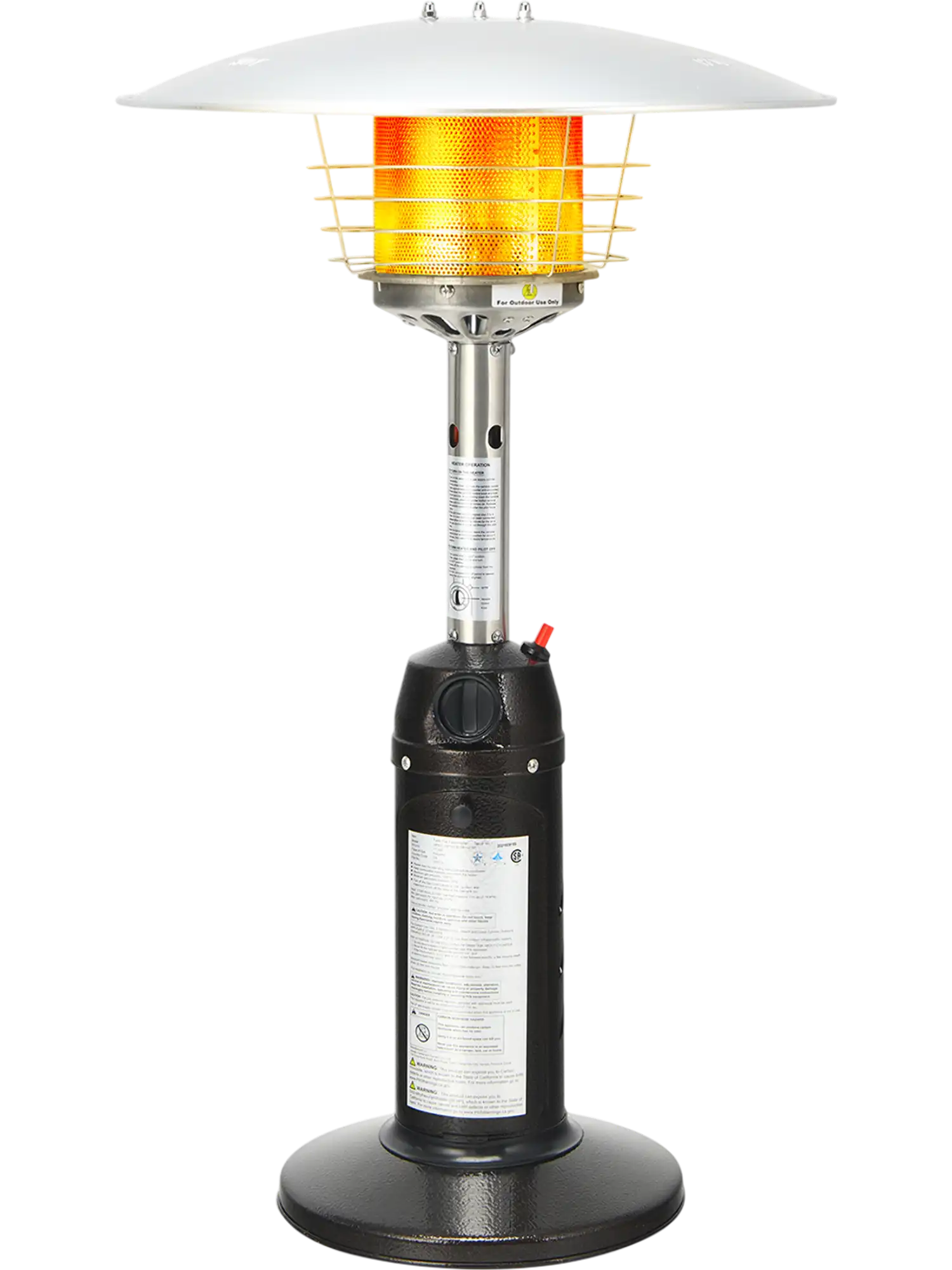 Costway 13000 BTU Portable Tabletop Propane Patio Heater 19534867 New