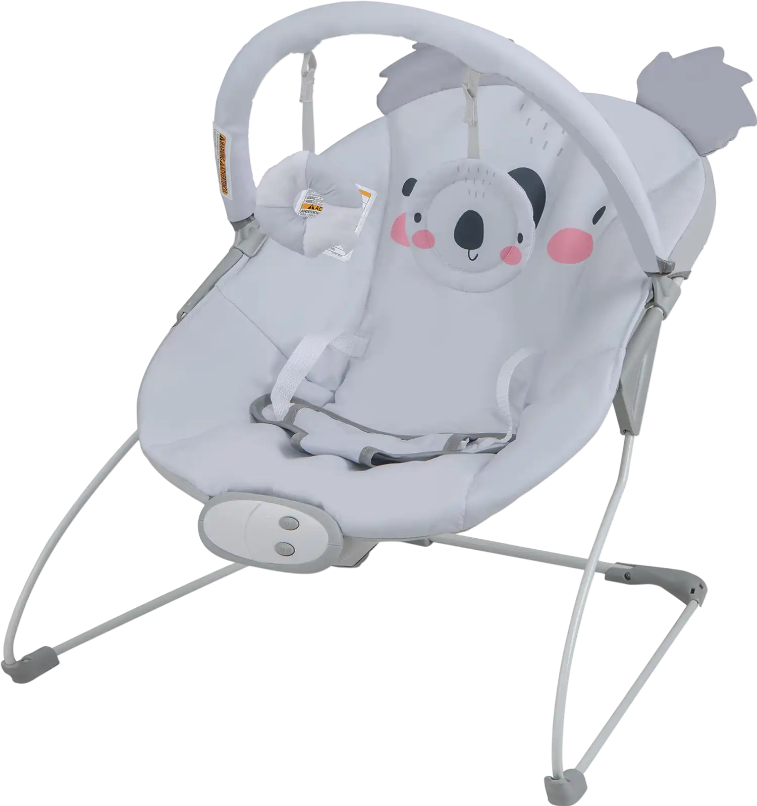 Costway Portable Baby Bouncer Infant Rocker Seat Detachable Toy Bar 67429581 New