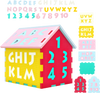 Puzzle Floor Mats with Interlocking Alphabet and Number for Kids