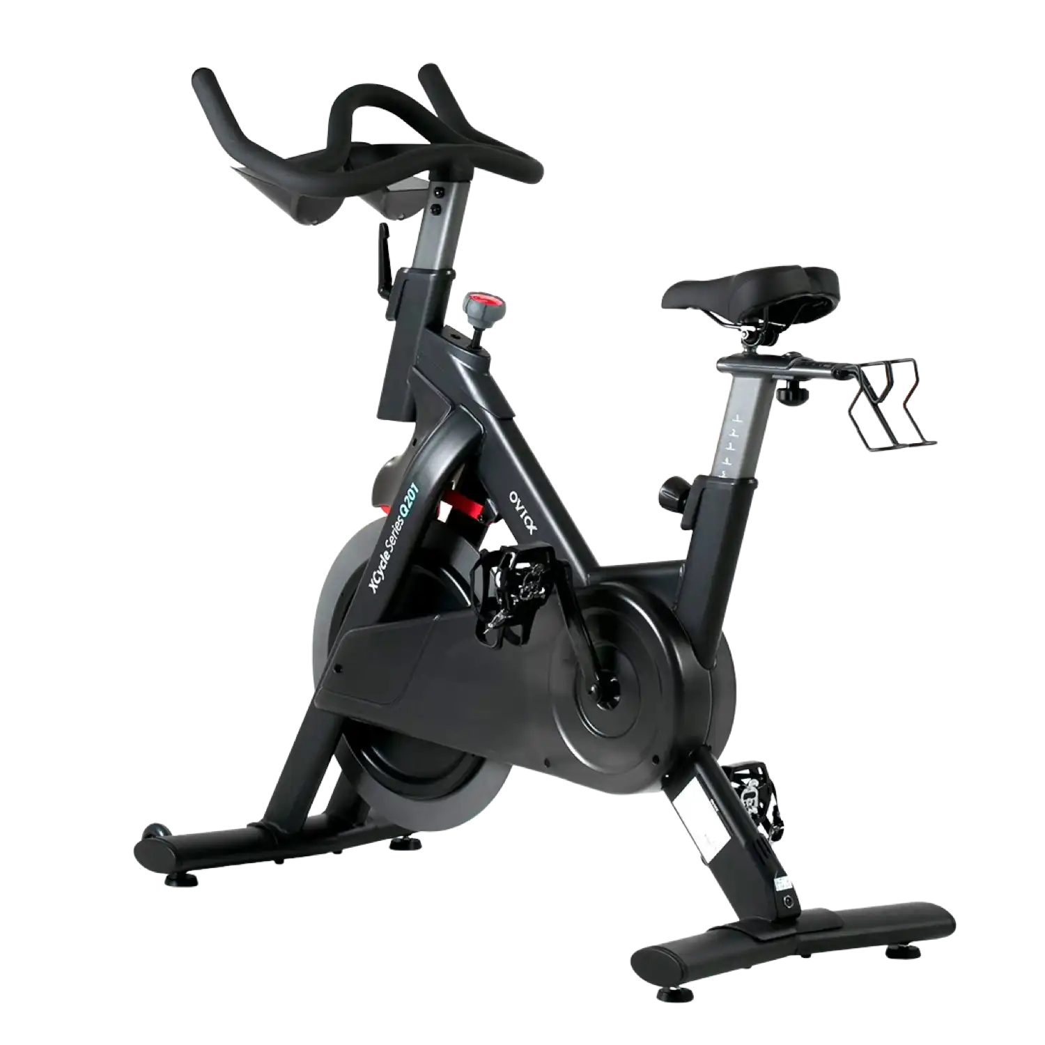 OVICX OS-EBIKE-Q201 Stationary Exercise Bike With Bluetooth Connectivity New