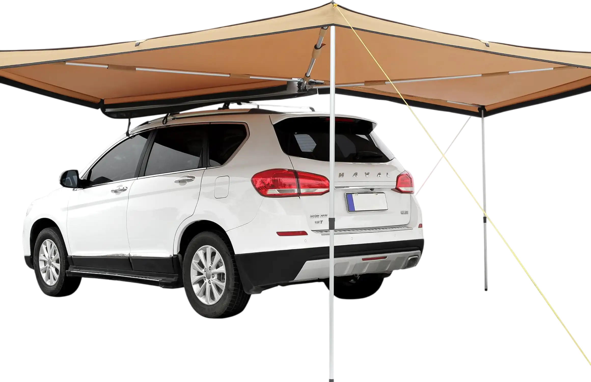 Vevor Vehicle Awning 270° 8.2' Height UV50+ Retractable Car Side Awning with Waterproof Storage Bag New
