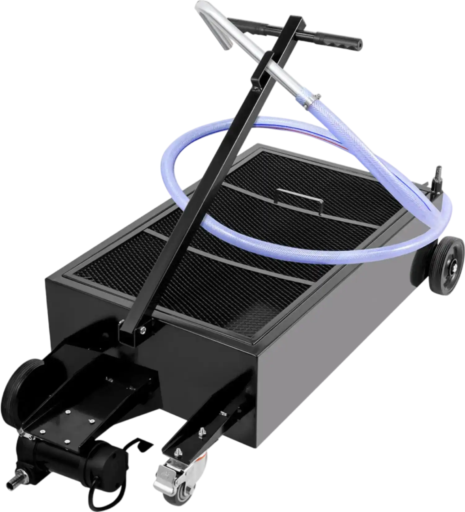 Vevor Low-Profile Oil Drain Pan 25-Gallon with Pump and Casters New