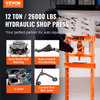 Vevor Hydraulic Shop Press 12 Ton H-Frame Adjustable Height Heavy Duty New