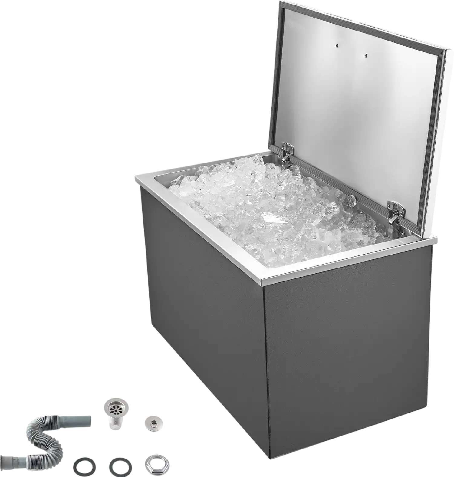 Vevor Drop-In Ice Chest 87.6 Qt Stainless Steel 28