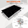 Vevor Electric Cooktop 30" 5 Burners 9200W Built-In Magnetic Induction Stove Top New