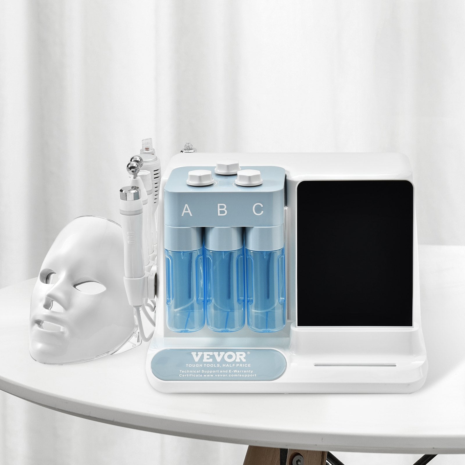 Vevor Facial Machine 8-in-1 Hydrogen Oxygen with 7