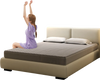 Queen size velvet mattress protector with breathable surface and non-slip bottom, ideal for comfort and durability.