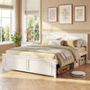 Queen Size Platform Bed Frame with Headboard - Gallery View 1 of 10