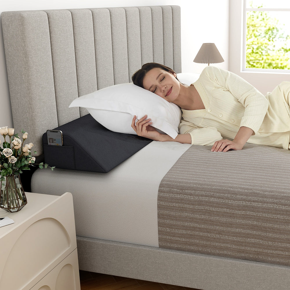 Bed Wedge Pillow with Storage Bag-Full Size - Gallery View 1 of 10