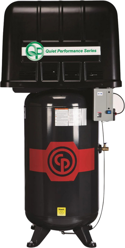 Chicago Pneumatic RCP-581VQP Air Compressor QP Series 5HP 80 Gal. Two Stage Single-Phase 208-230V New