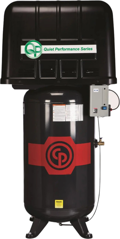 Chicago Pneumatic RCP-581VQP Air Compressor QP Series 5HP 80 Gal. Two Stage Single-Phase 208-230V New