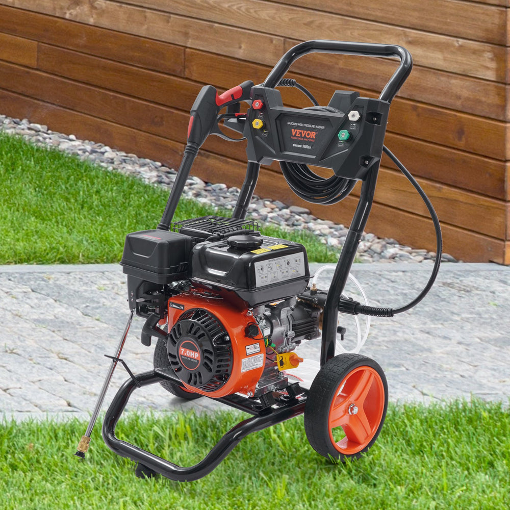 Vevor 3600 PSI Gas Pressure Washer 2.6 GPM with Copper Pump and 5 Quick Connect Nozzles New