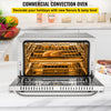 Vevor Commercial Convection Oven 1.66 Cu. Ft. 1600W Half-Size Oven 4-Tier 120V New