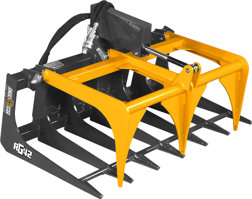42" Mini Skid Steer Skeleton Grapple Attachment,   24" Arm Opening,  2000 lb Weight Capacity