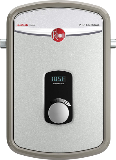 Rheem RTEX-08 Classic 8 kW 1.95 GPM Tankless Electric Water Heater Indoor 240V New