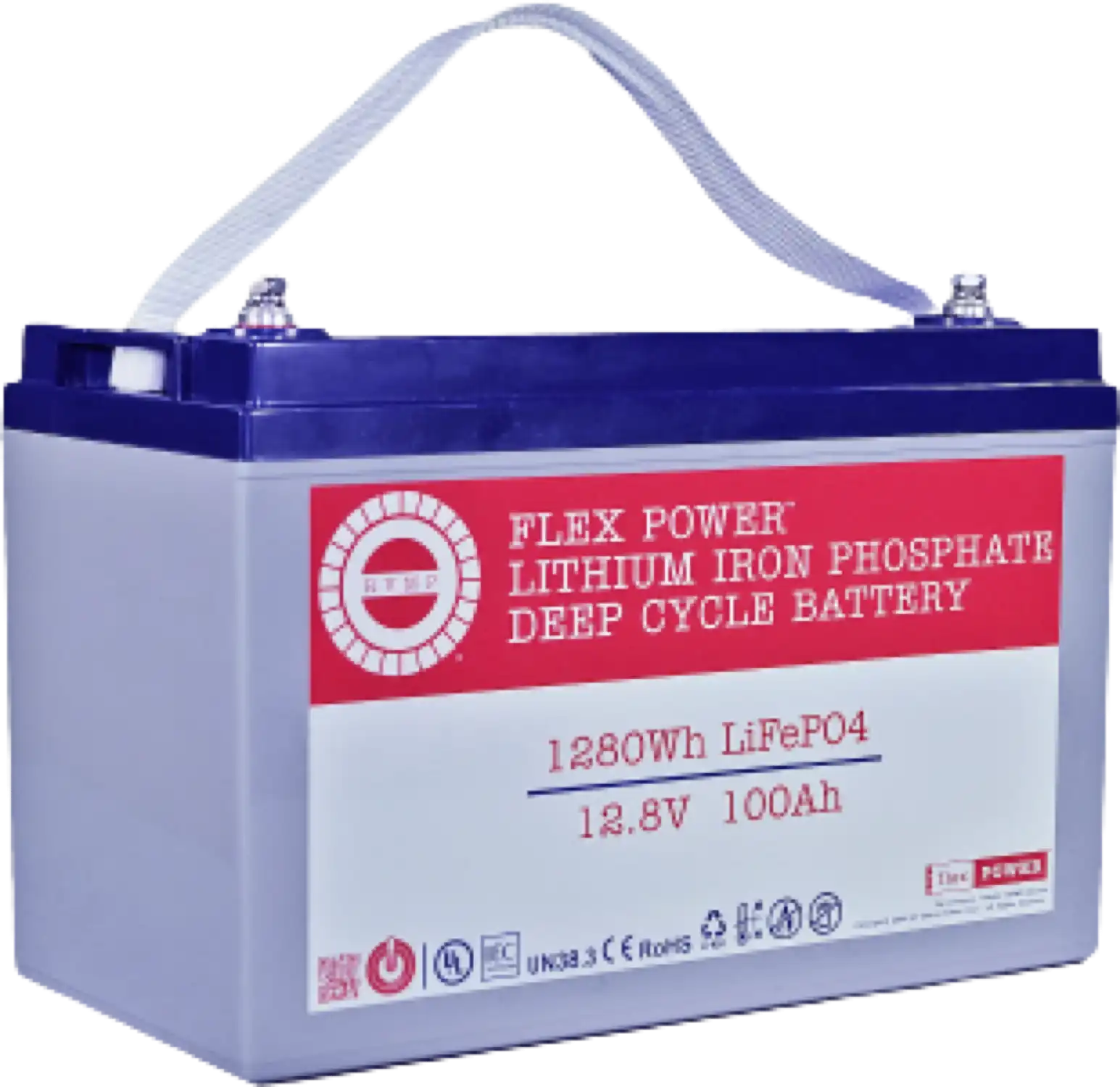 RVMP Flex Power LiFePO4 Deep Cycle Battery 12.8V 100AH New
