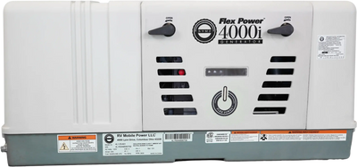 RVMP Flex Power 4000i Dual Fuel Mobile Generator 4.0kW Single Phase 120V 224cc OHV Air Cooled Gas or Propane New
