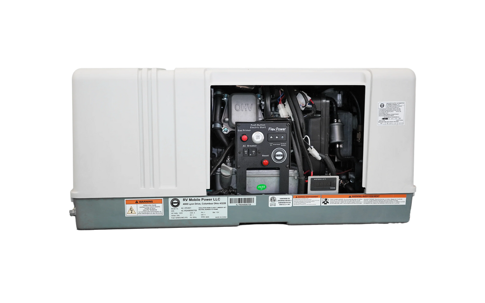 RVMP Flex Power 4000i Dual Fuel Mobile Generator 4.0kW Single Phase 120V 224cc OHV Air Cooled Gas or Propane New