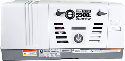 RVMP Flex Power 5500i Dual Fuel Mobile Generator 5.5kW Single Phase 124V 302cc OHV Air Cooled Gas or Propane New