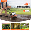 Vevor Tiller Cultivator 43CC 2-Stroke Engine with 4 Adjustable Steel Tines New