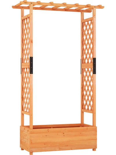 Costway Raised Garden Bed Arch Trellis 78193642 New