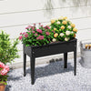 Raised Garden Bed Elevated Metal Planter Box with Legs Drainage Holes-S - Gallery View 1 of 10