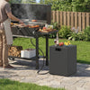 Rattan Propane Tank Cover Patio Hideaway Tank Side Table-Black - Gallery View 1 of 10