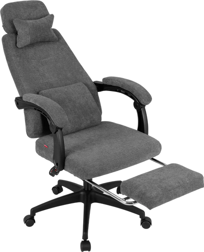 Costway Reclining Chenille Upholstered Office Chair Computer Desk Chair 39189176 New
