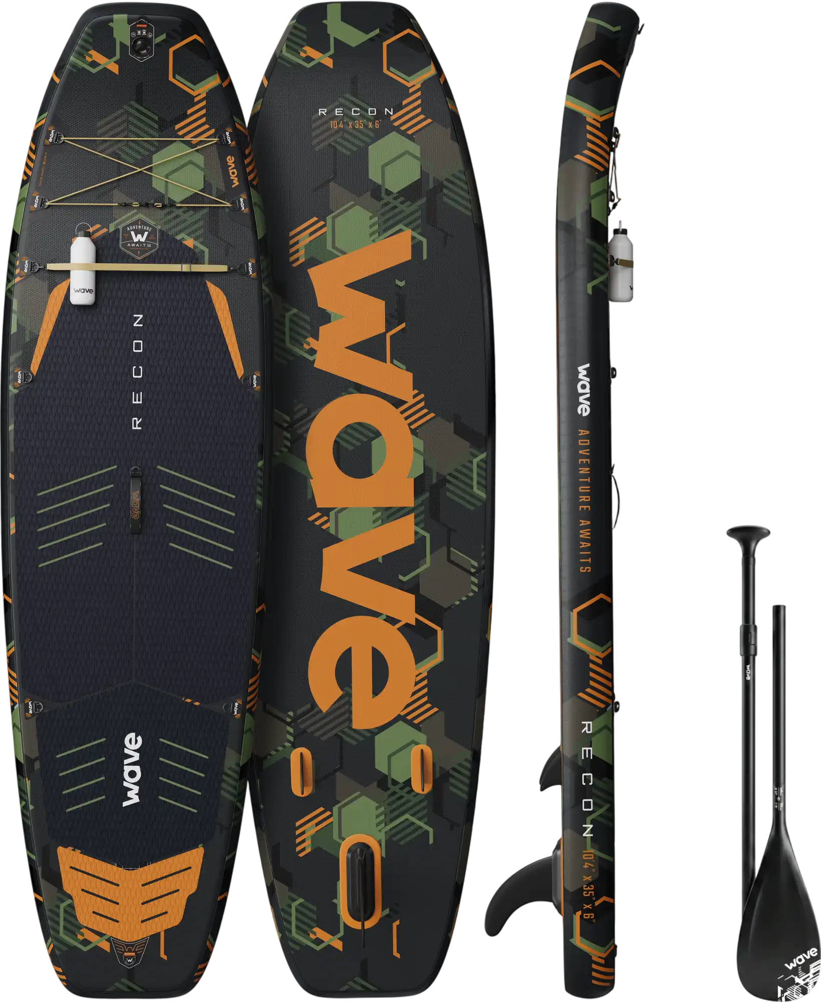 Wave Recon 3.0 Inflatable Paddle Board SUP 10'4