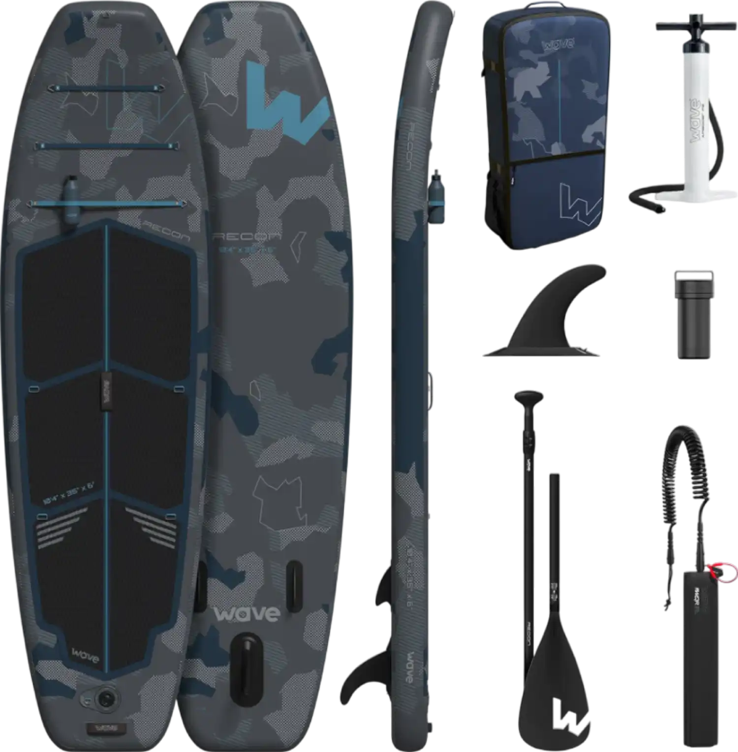 Wave Recon Inflatable Paddle Board 10'4
