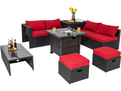 Costway 9-Piece Patio Furniture Set w/ 32