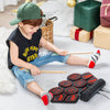Electronic Drum Set with 2 Build-in Stereo Speakers for Kids-Red - Gallery View 1 of 10