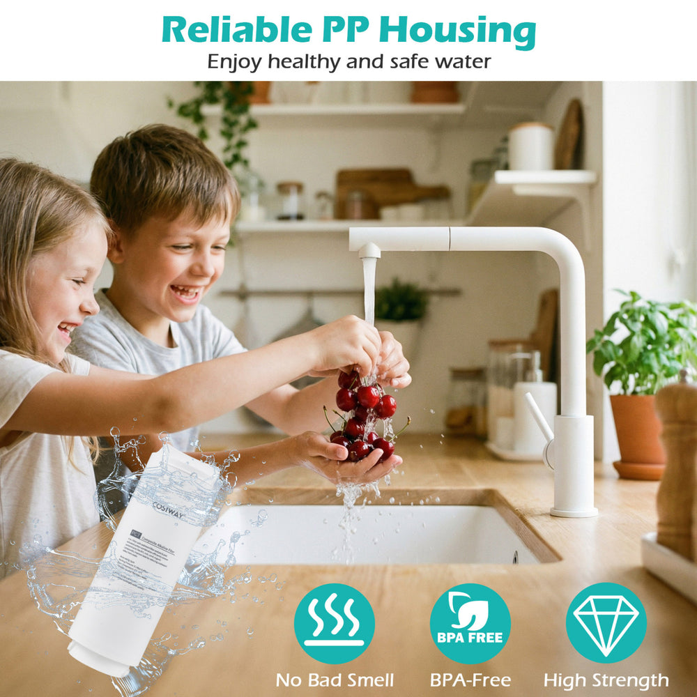Replacement PCT filter for AW-RB20/AW-RB05, featuring BPA-free PP housing and multi-layer filtration for clean water.