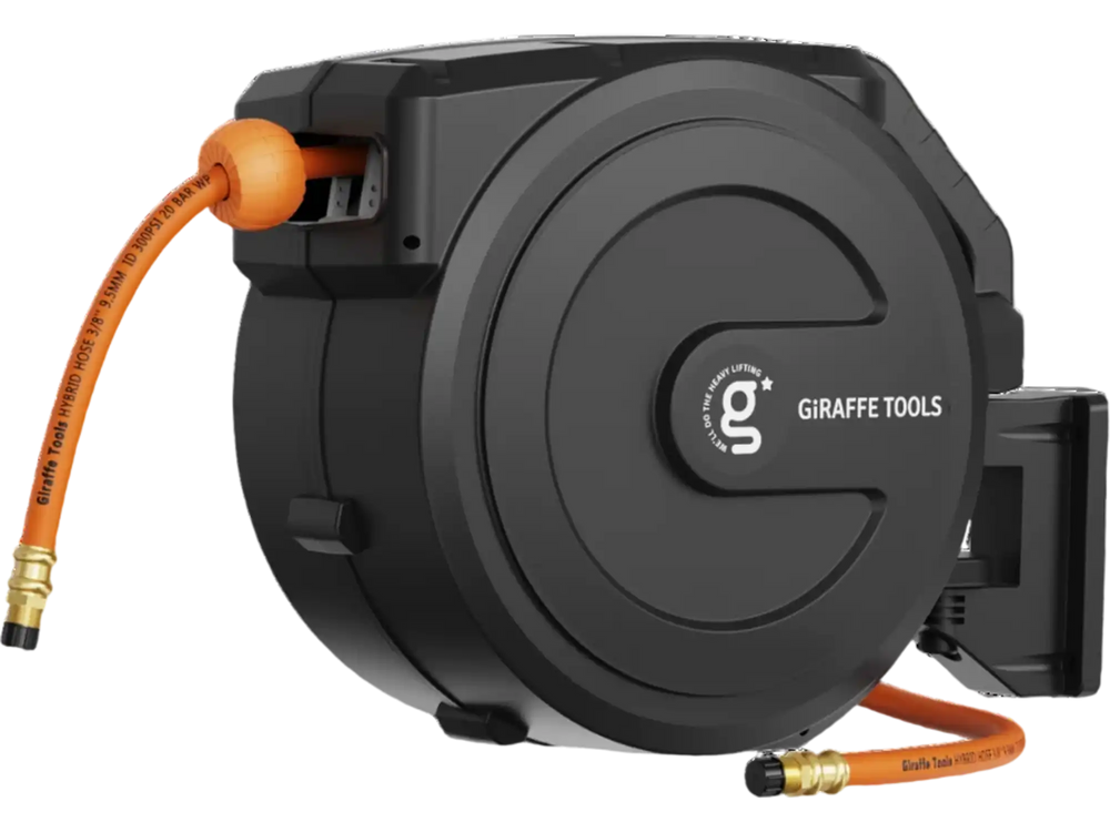 Giraffe Tools AWA15 Retractable Air Hose Reel PP Housing 3/8in-50ft New