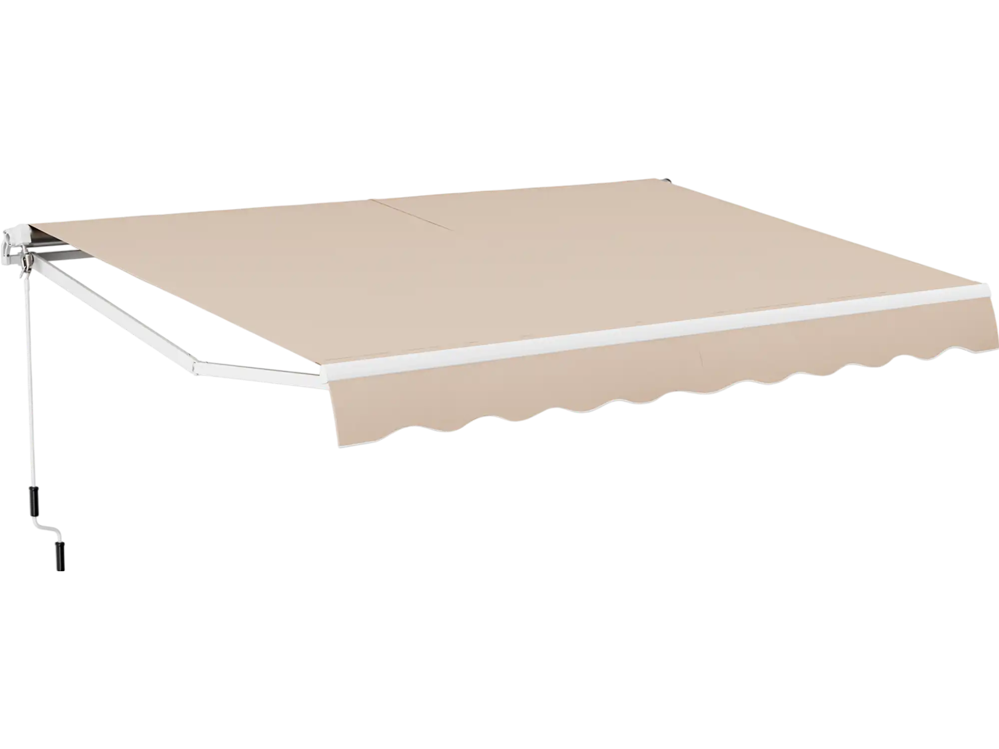 Costway 13' x 8' Retractable Patio Awning Aluminum Sunshade 93461705 New