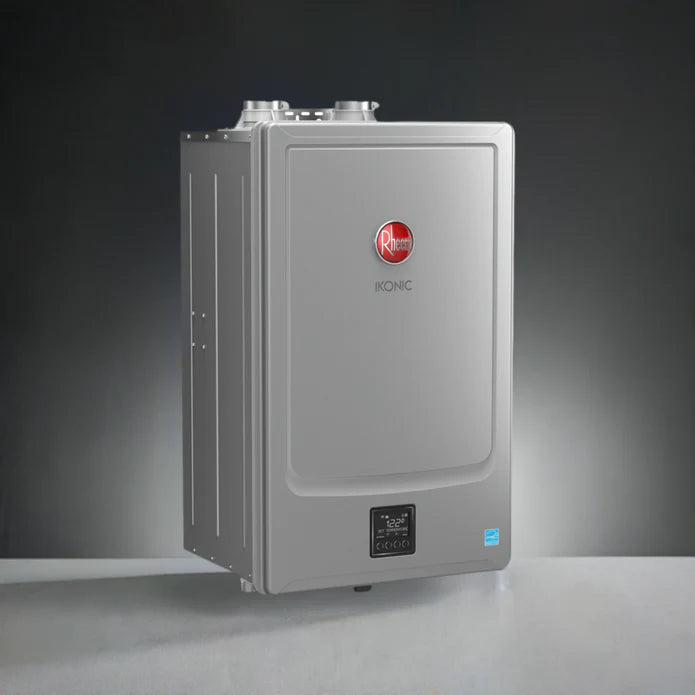 Rheem IKONIC RTGH-SR11I 11.2 GPM Indoor Tankless Gas Water Heater w/ Recirc Pump Super High-Efficiency Condensing New
