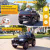 Licensed LEXUS GX550 ride-on car in black, featuring remote control, 4WD, and comfortable seating for kids aged 3+.