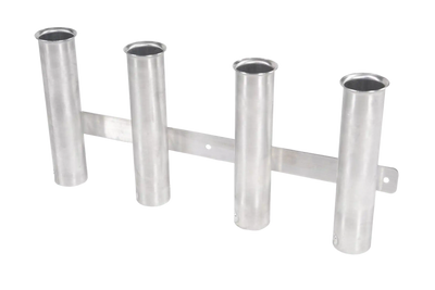 fishing rod holders for aluminum canoes Kahuna Wagons Aluminum Rod Rack with Four Rod Holders, CRT001