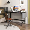 Rolling Computer Desk with Headphone Hooks and Lockable Wheels for Home Office - Gallery View 2 of 9
