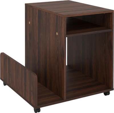Costway 3-Tier Rolling End Table Mobile Side Table with Storage Rack 36133833 New