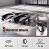 Rolling knee creeper with 360° swivel casters, contoured EVA foam pads, and built-in trays for easy tool access.