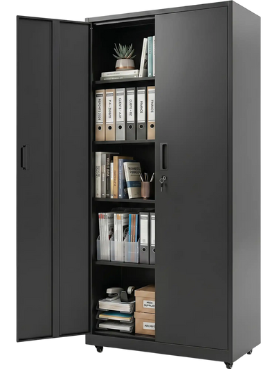 Costway Rolling Metal Lockable File Cabinet 73