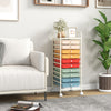 10 Drawer Rolling Storage Cart Organizer with 4 Universal Casters-Macaron Multicolor - Gallery View 1 of 9