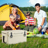 Rotomolded Cooler with Integrated Cup Holders and Bottle Opener-Tan - Gallery View 1 of 10