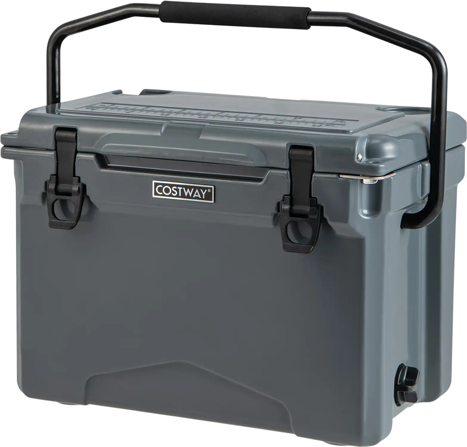 Costway 25 QT Hard Cooler Aluminum Handle Cup Holders 23197645 New